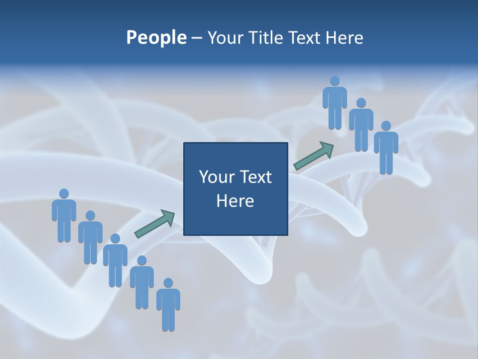 Genetic Evolution White PowerPoint Template