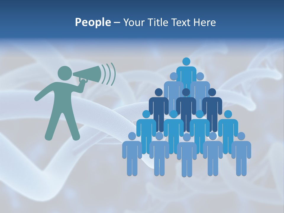 Genetic Evolution White PowerPoint Template
