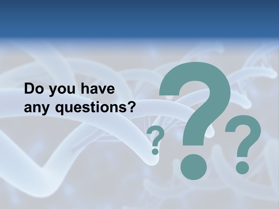 Genetic Evolution White PowerPoint Template