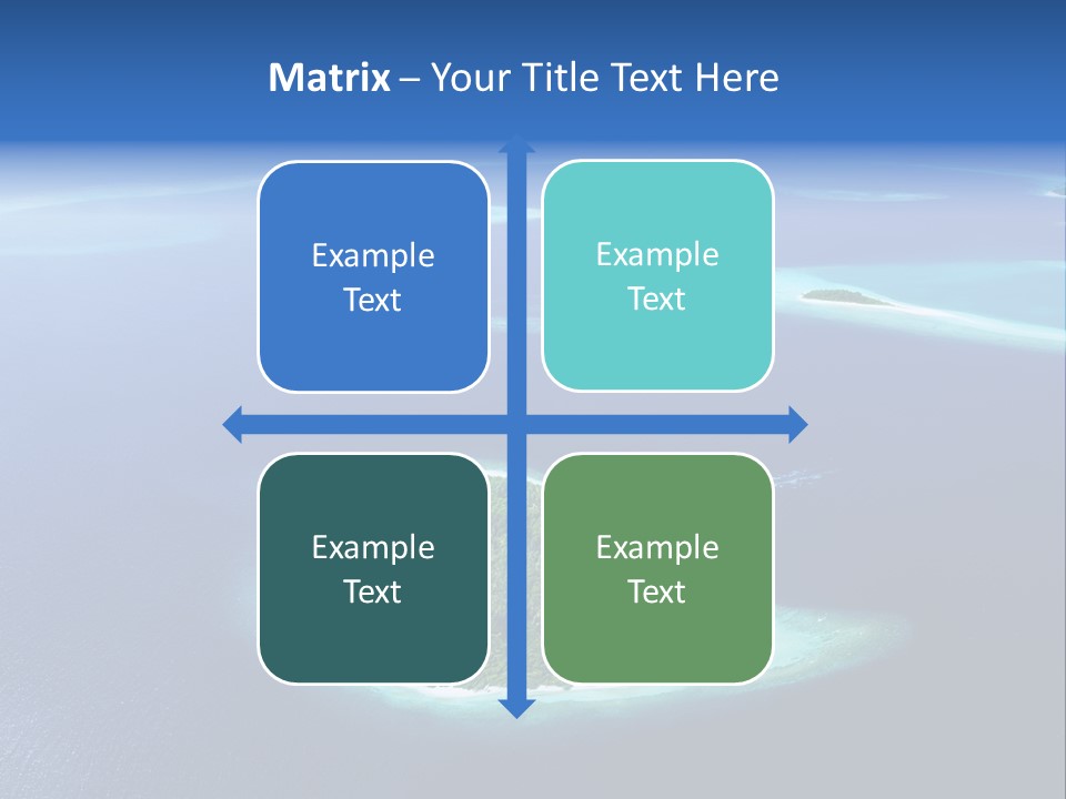 Blue Water Exotic PowerPoint Template