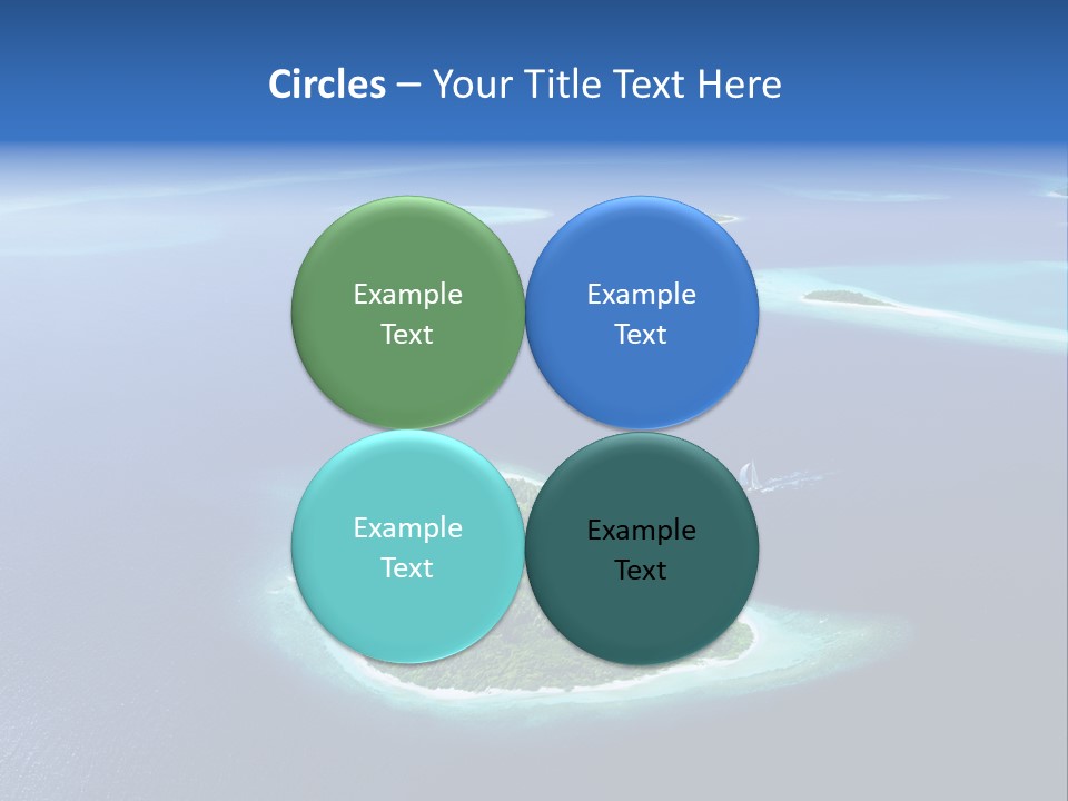 Blue Water Exotic PowerPoint Template