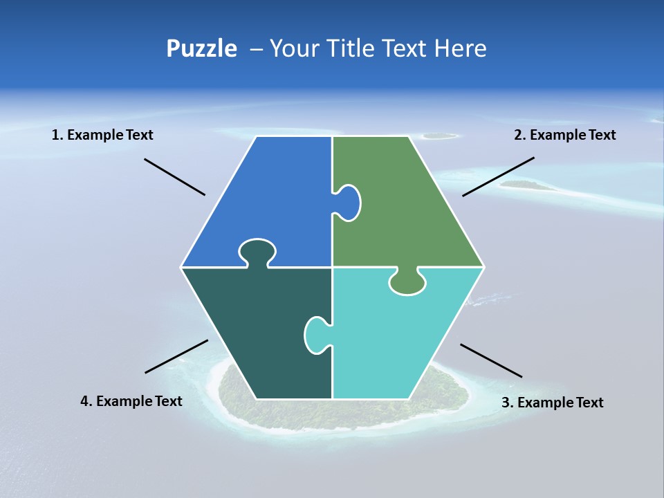 Blue Water Exotic PowerPoint Template