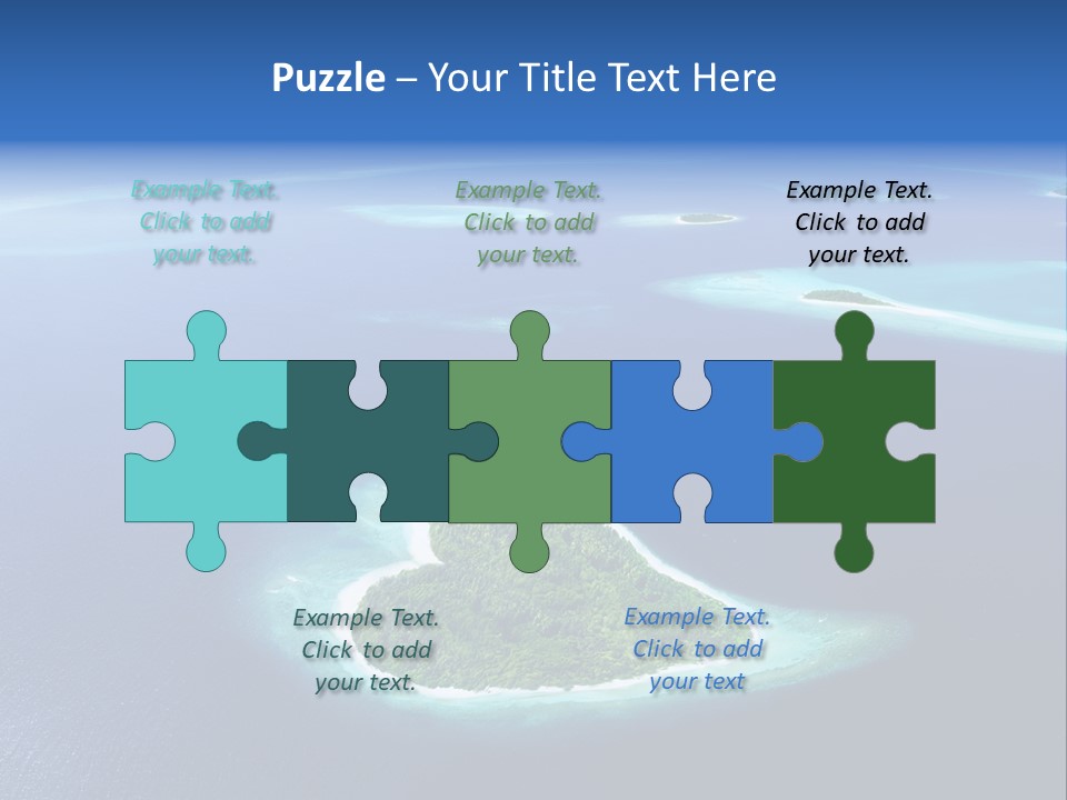 Blue Water Exotic PowerPoint Template