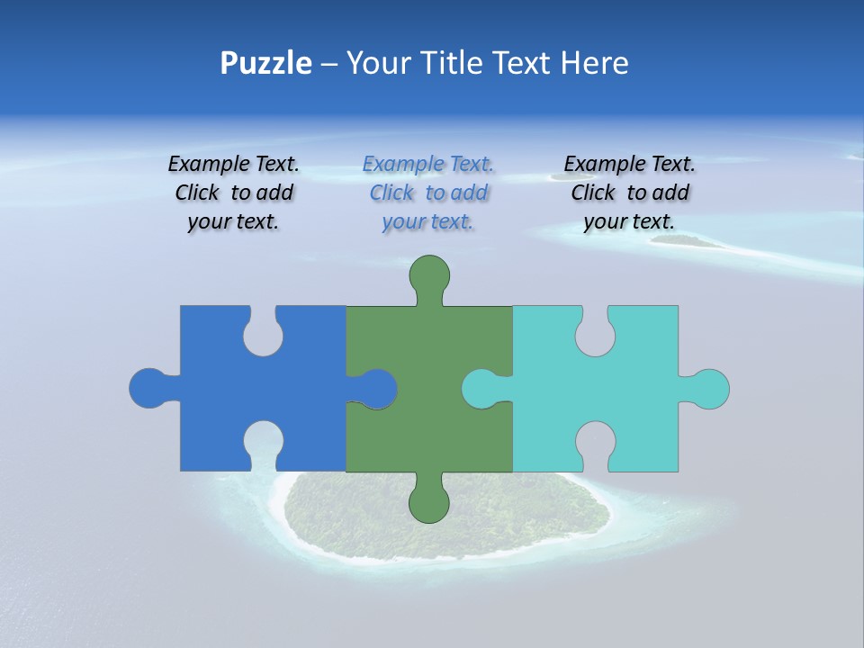 Blue Water Exotic PowerPoint Template