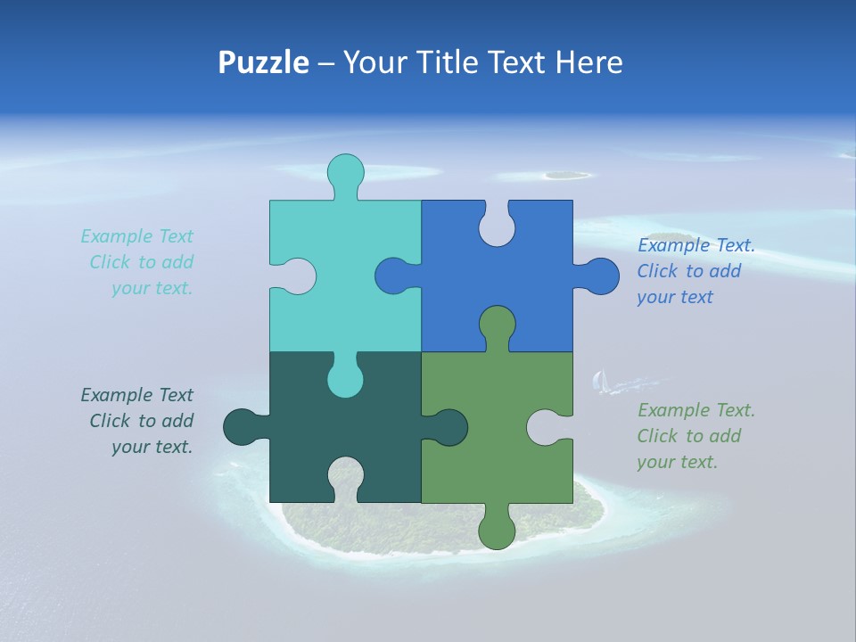 Blue Water Exotic PowerPoint Template