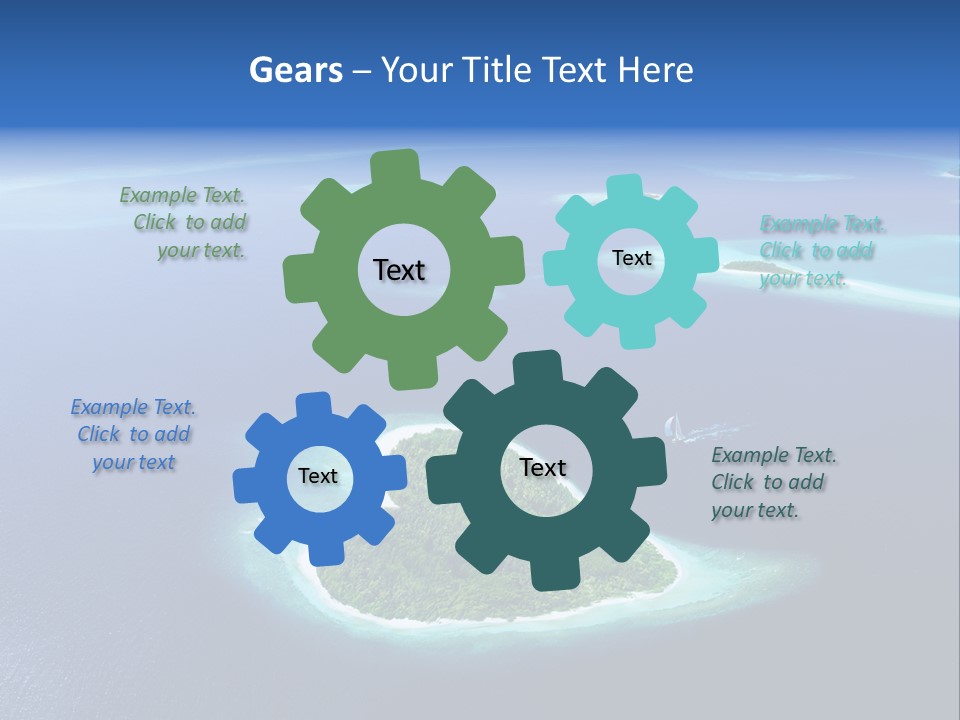 Blue Water Exotic PowerPoint Template