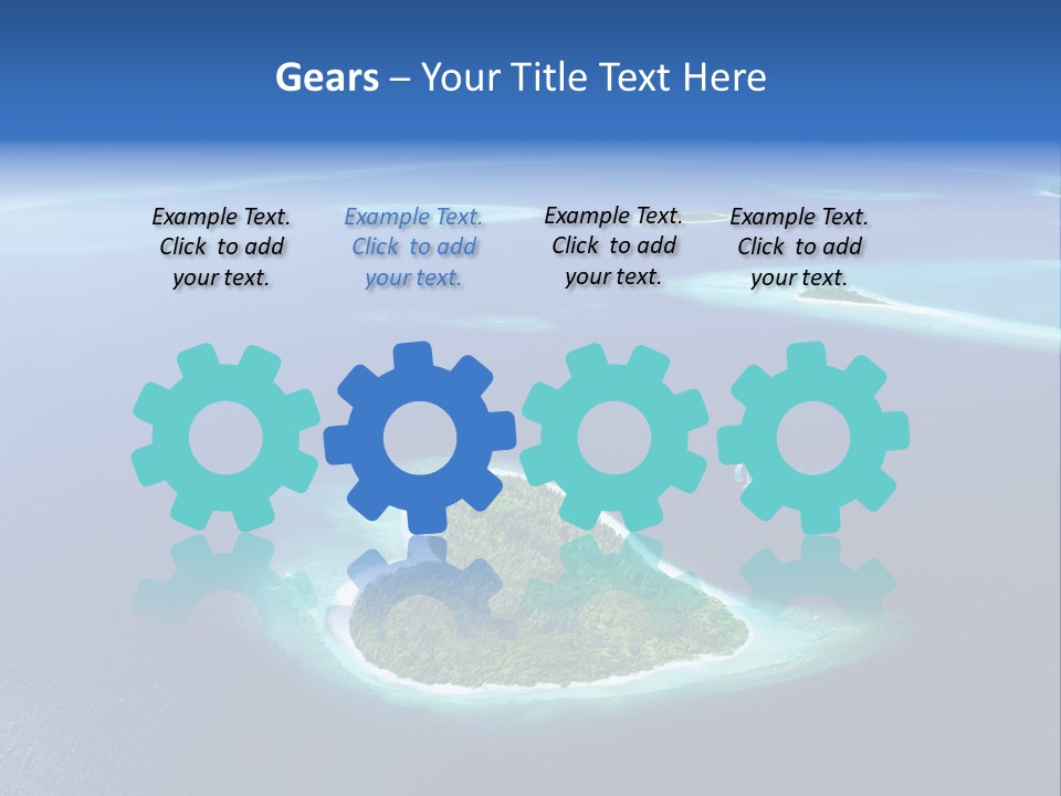 Blue Water Exotic PowerPoint Template