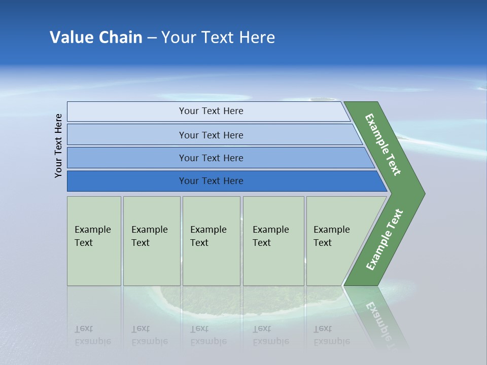 Blue Water Exotic PowerPoint Template