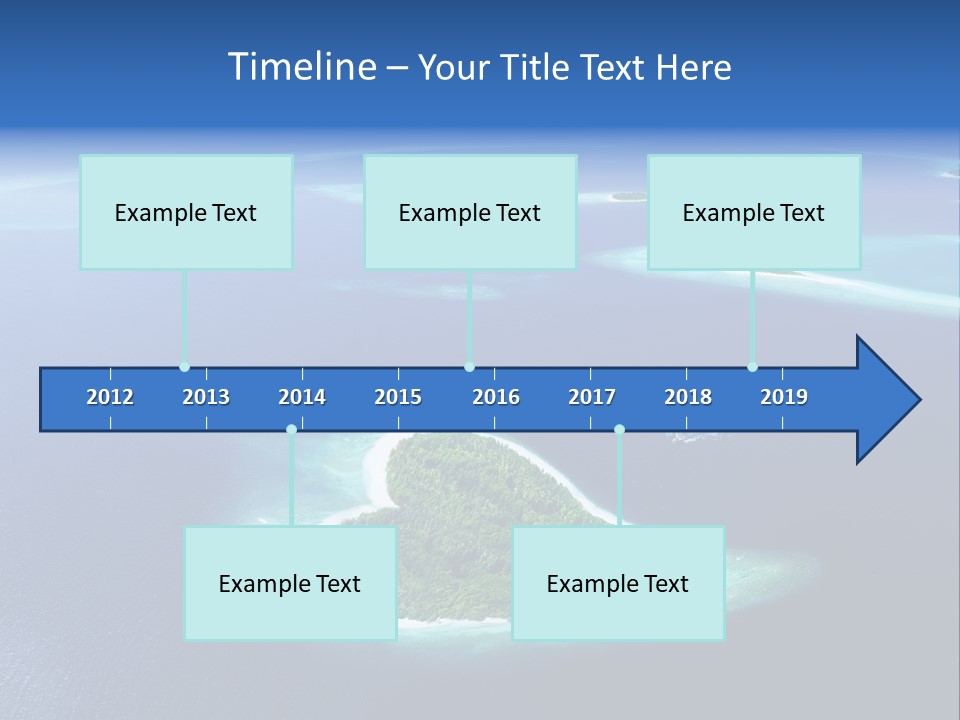 Blue Water Exotic PowerPoint Template