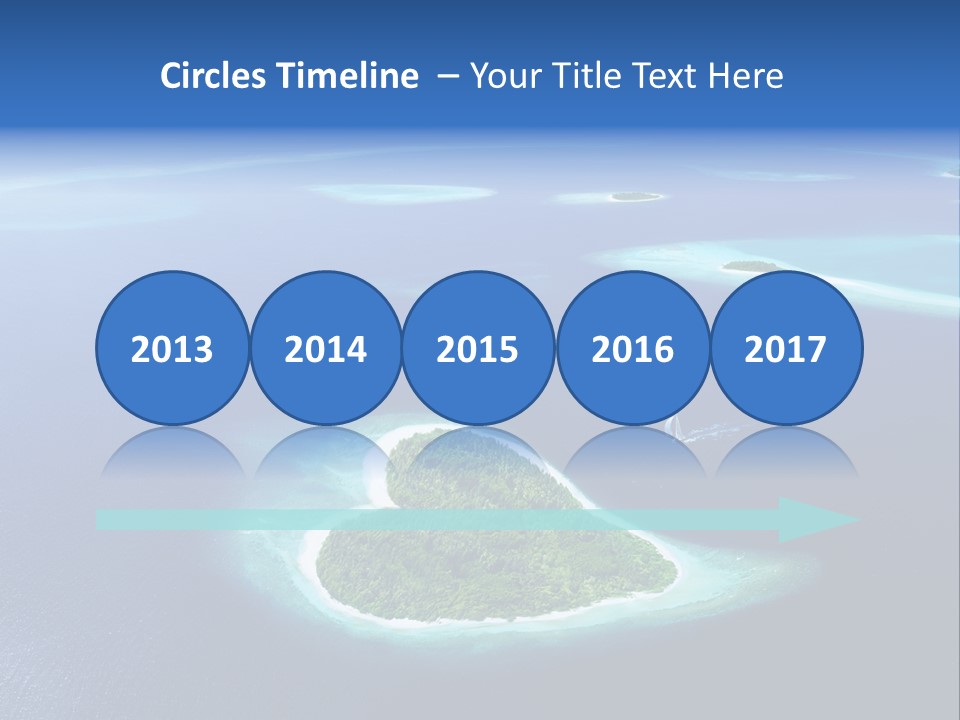 Blue Water Exotic PowerPoint Template