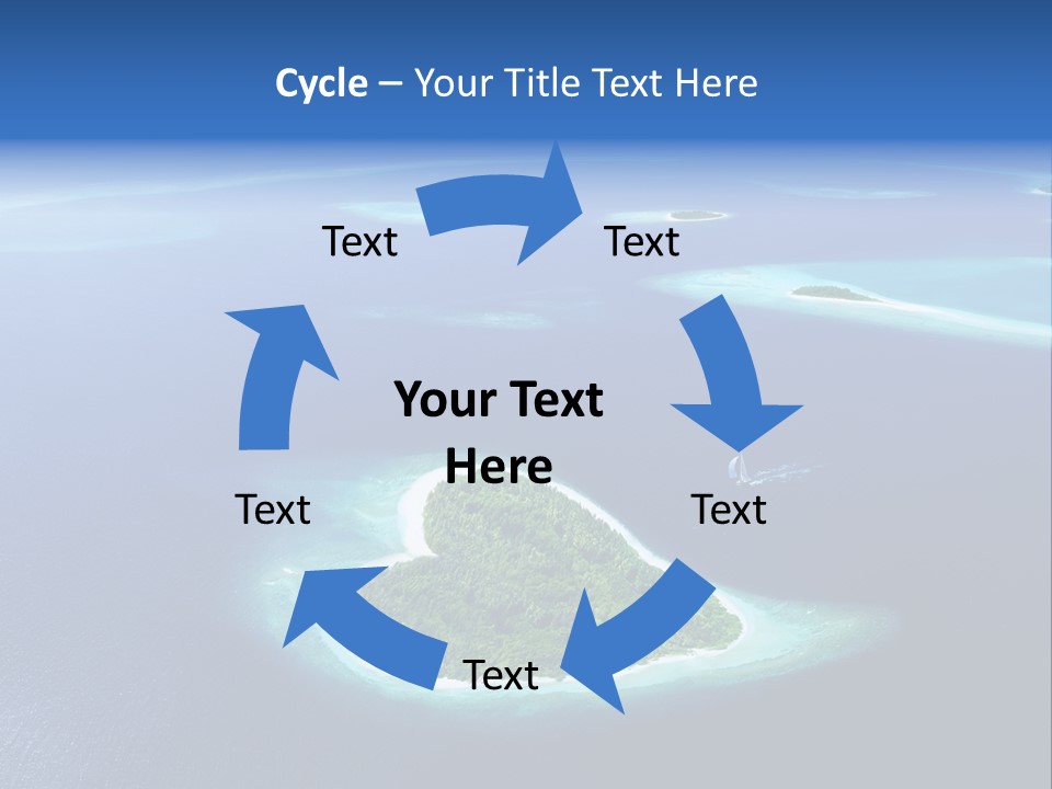 Blue Water Exotic PowerPoint Template