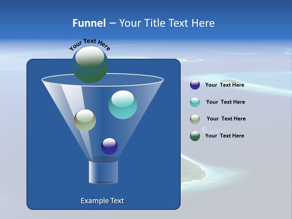 Blue Water Exotic PowerPoint Template