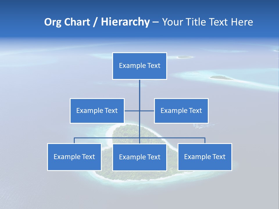 Blue Water Exotic PowerPoint Template