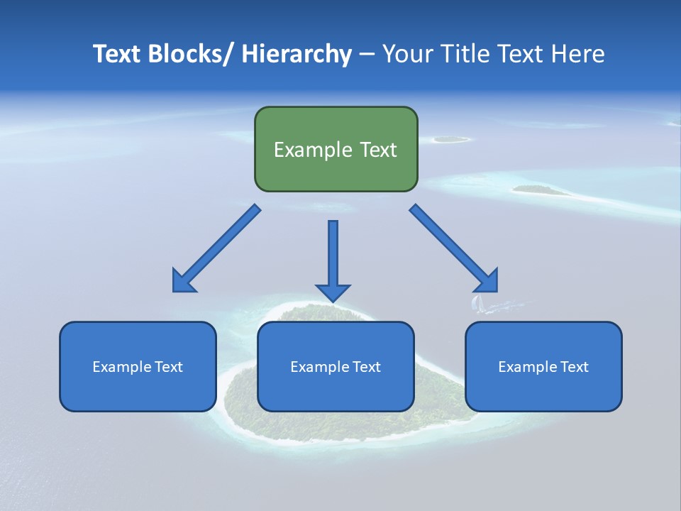 Blue Water Exotic PowerPoint Template