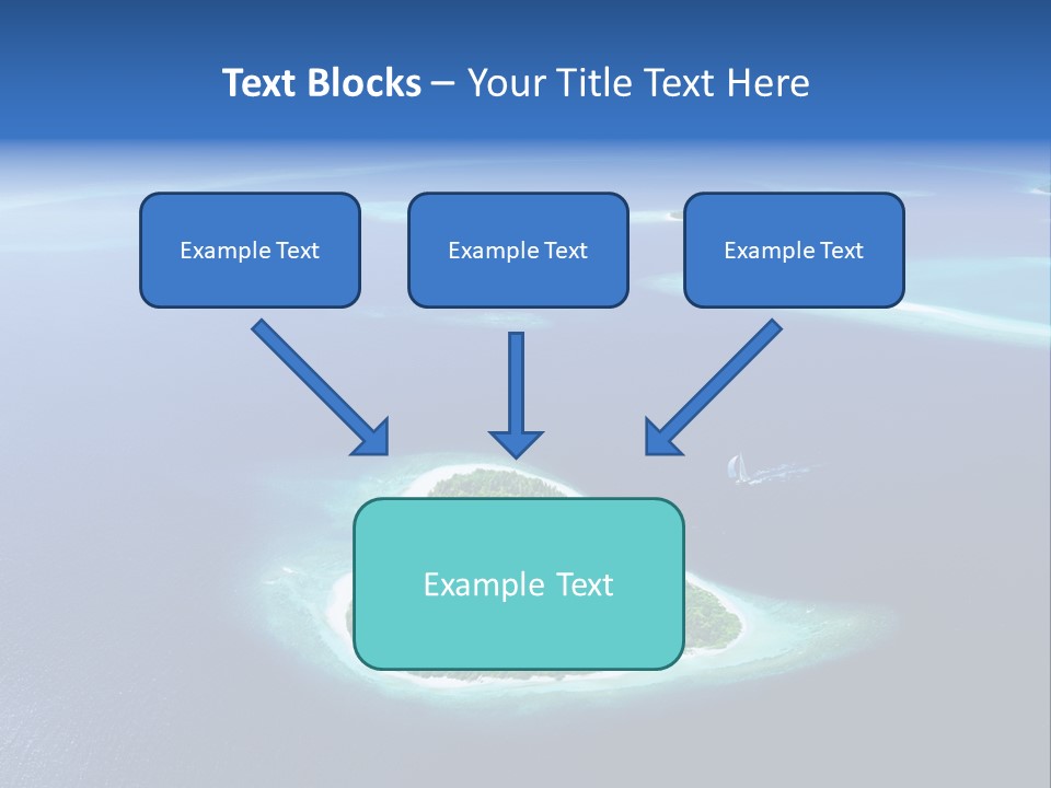 Blue Water Exotic PowerPoint Template