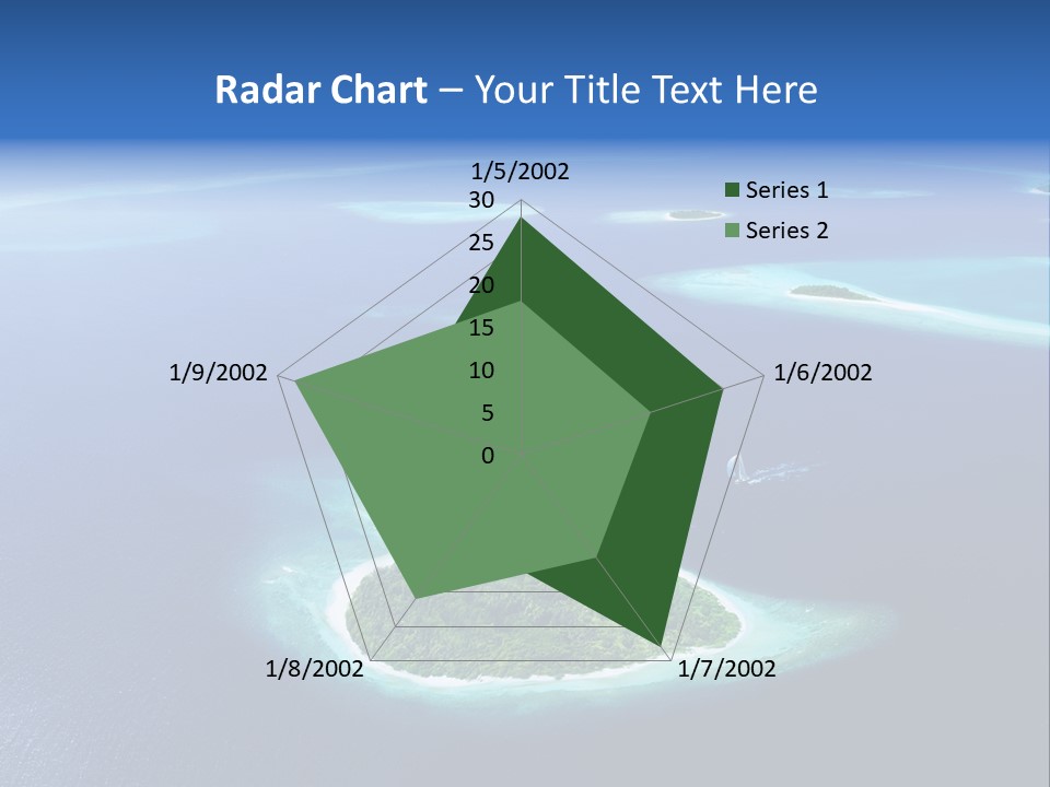 Blue Water Exotic PowerPoint Template