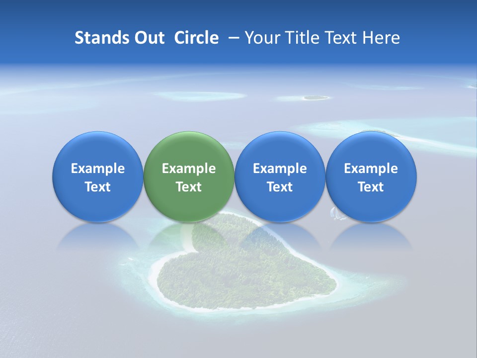 Blue Water Exotic PowerPoint Template