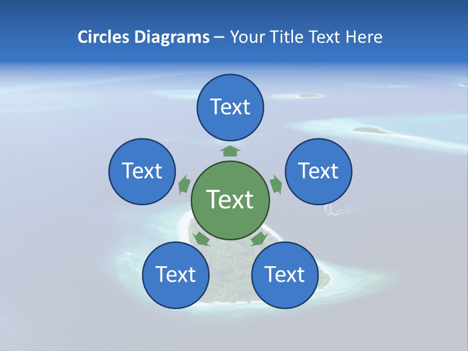 Blue Water Exotic PowerPoint Template