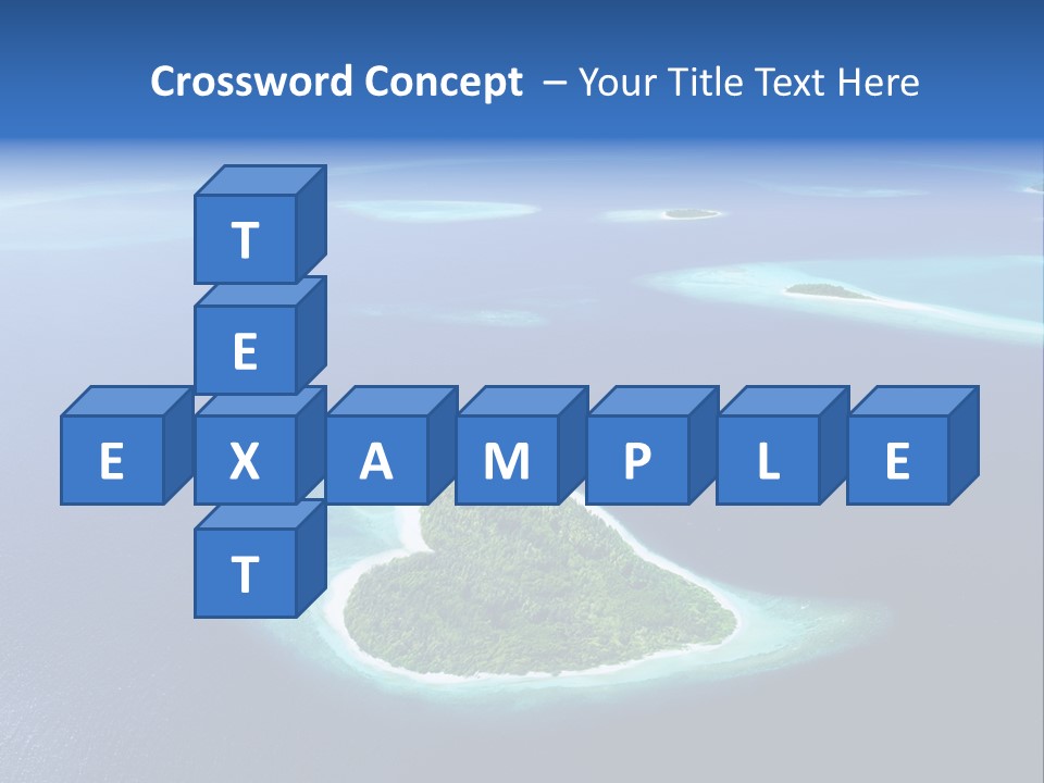 Blue Water Exotic PowerPoint Template