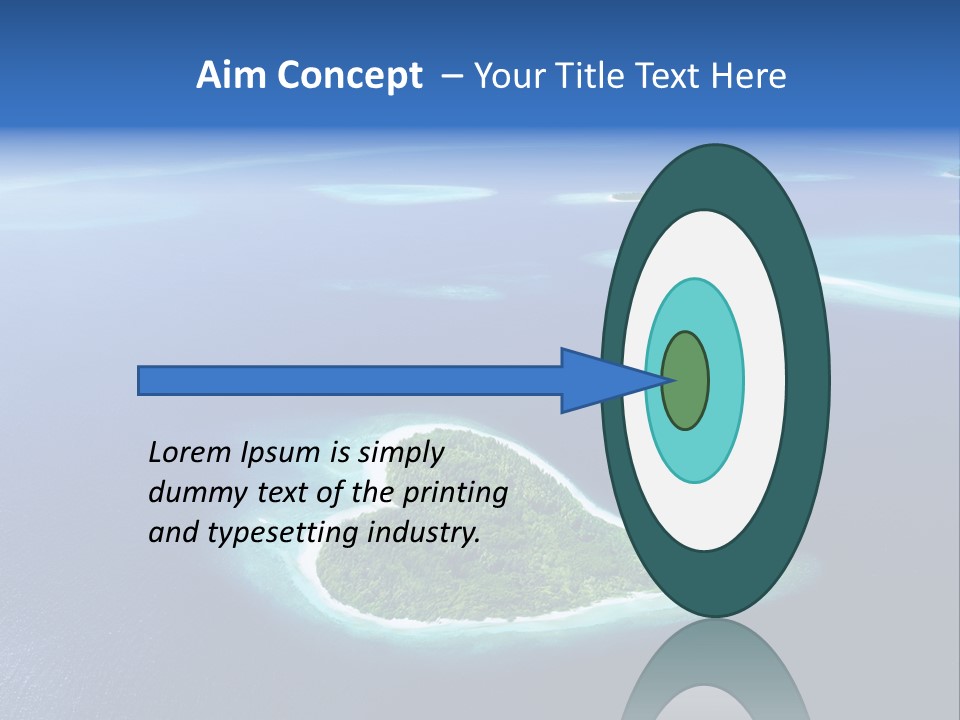 Blue Water Exotic PowerPoint Template