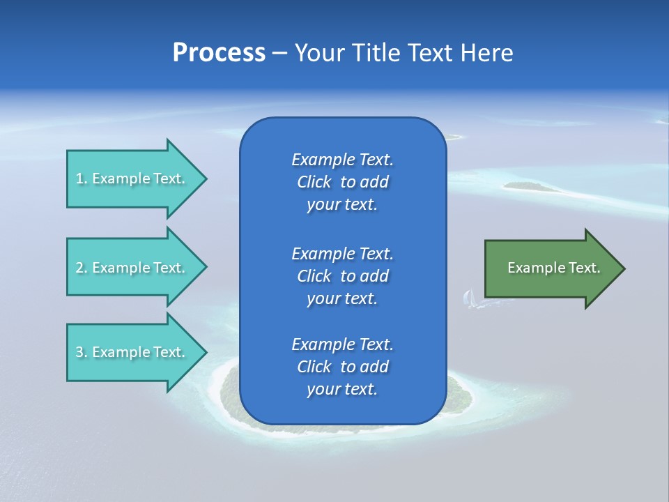 Blue Water Exotic PowerPoint Template