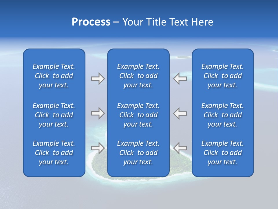 Blue Water Exotic PowerPoint Template