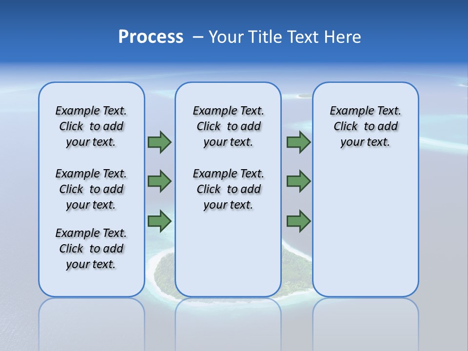 Blue Water Exotic PowerPoint Template