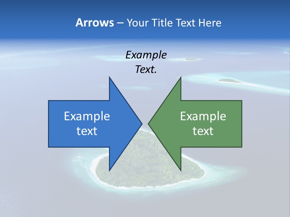 Blue Water Exotic PowerPoint Template