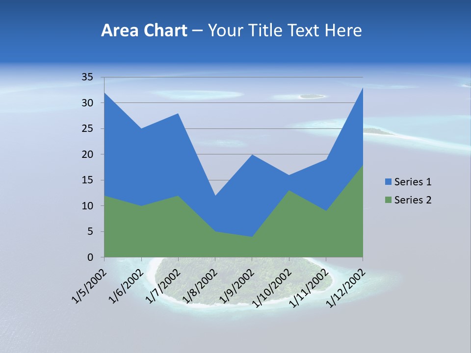 Blue Water Exotic PowerPoint Template