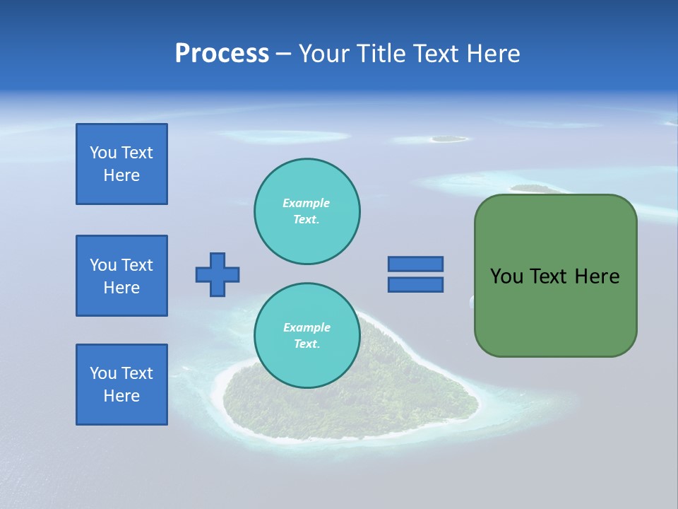 Blue Water Exotic PowerPoint Template