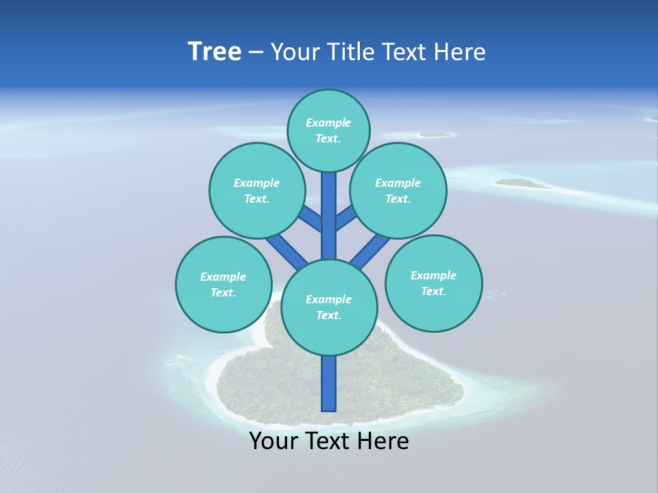 Blue Water Exotic PowerPoint Template