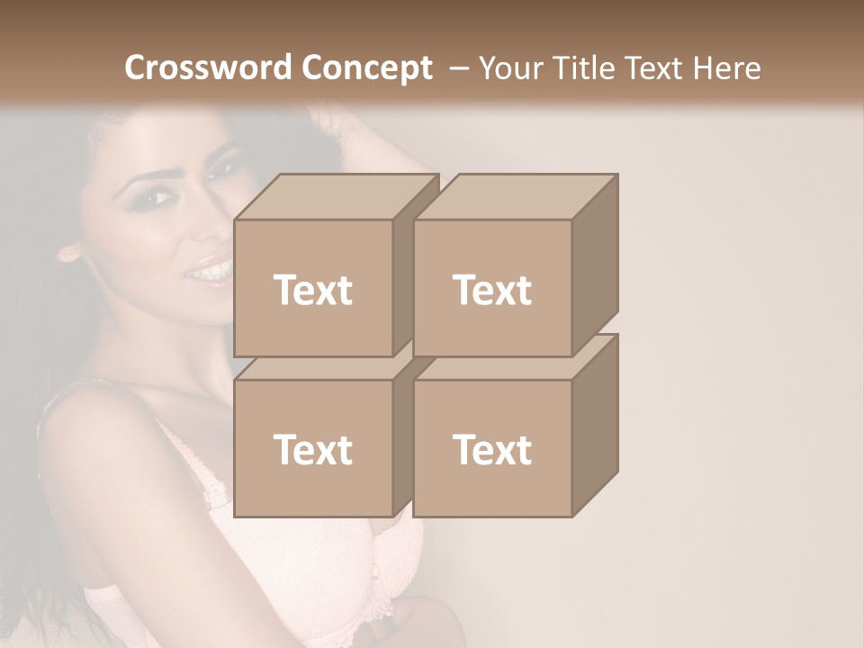 Attractive Beauty Sensuality PowerPoint Template