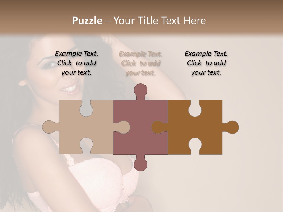 Attractive Beauty Sensuality PowerPoint Template