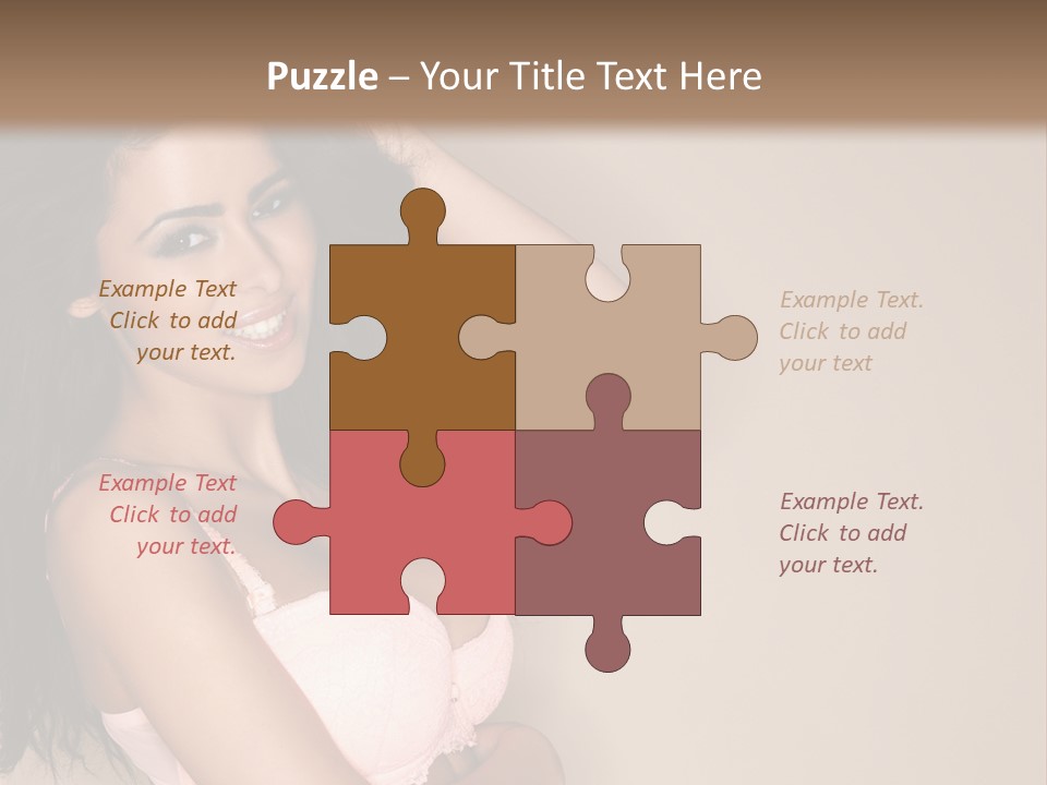 Attractive Beauty Sensuality PowerPoint Template