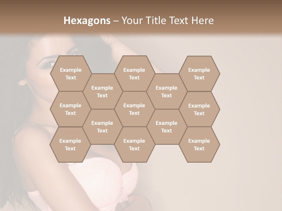 Attractive Beauty Sensuality PowerPoint Template