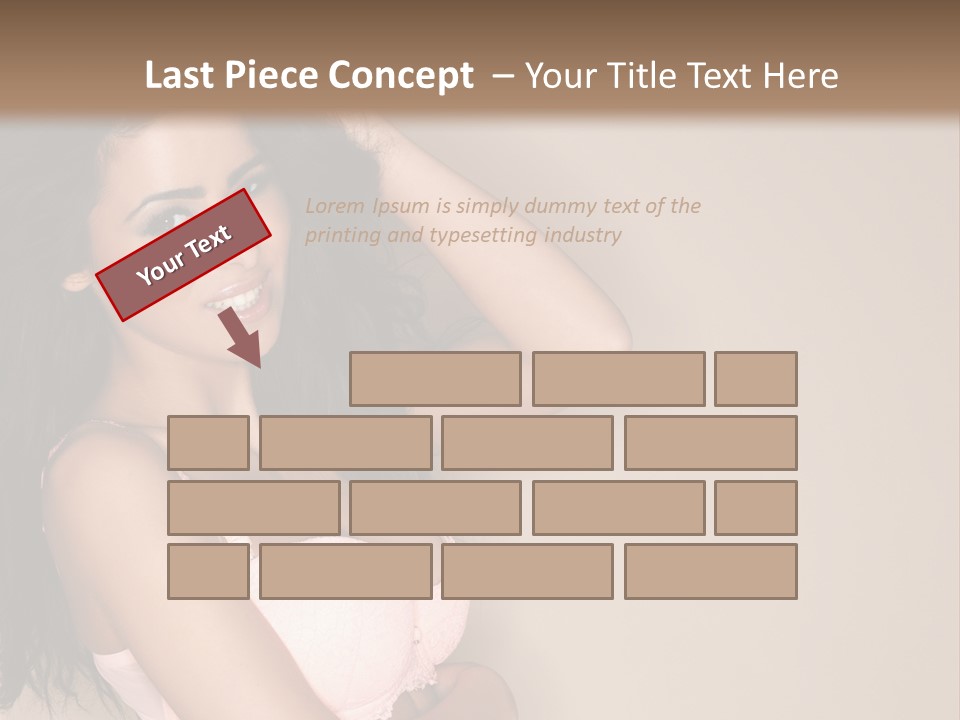 Attractive Beauty Sensuality PowerPoint Template