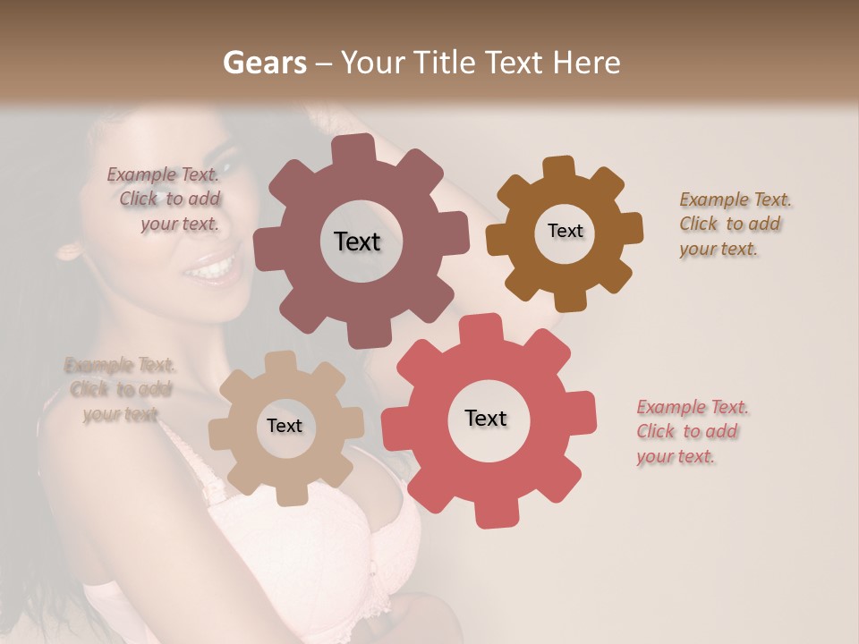 Attractive Beauty Sensuality PowerPoint Template