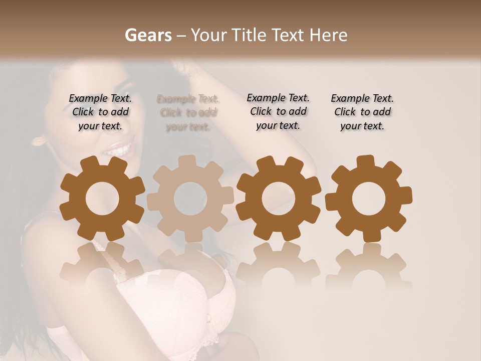 Attractive Beauty Sensuality PowerPoint Template