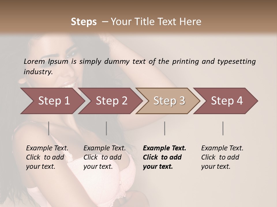 Attractive Beauty Sensuality PowerPoint Template