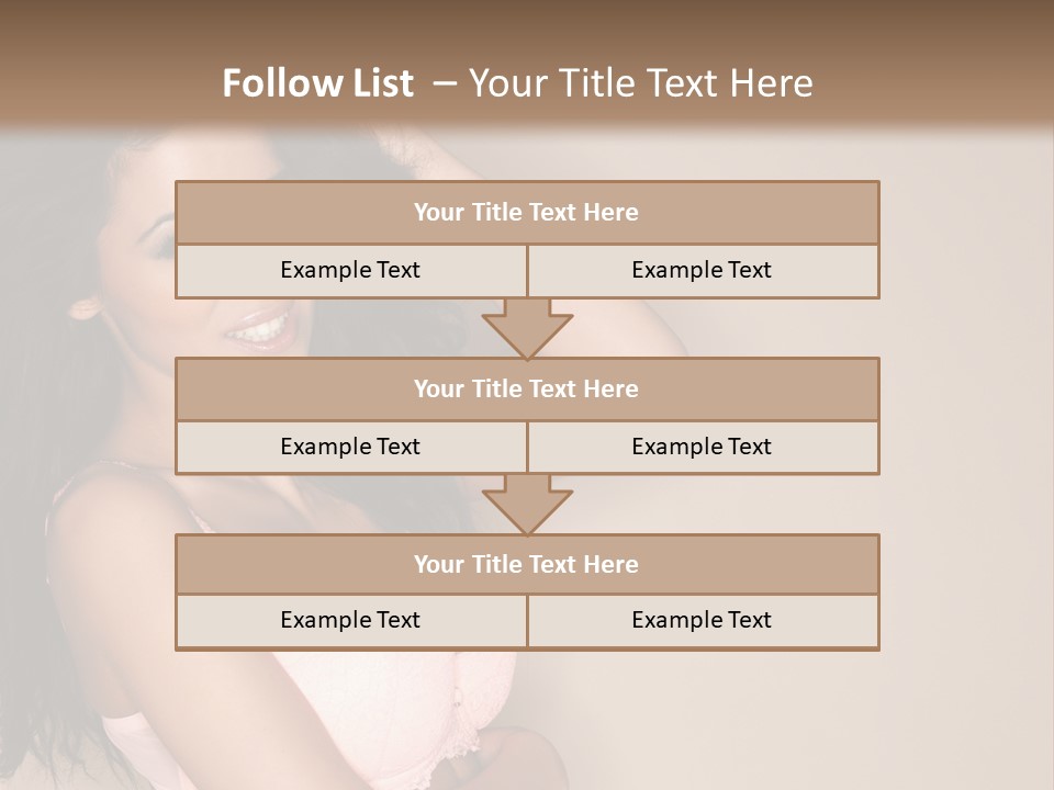 Attractive Beauty Sensuality PowerPoint Template