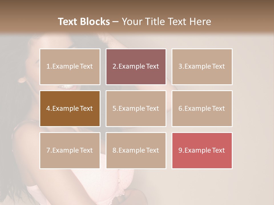 Attractive Beauty Sensuality PowerPoint Template