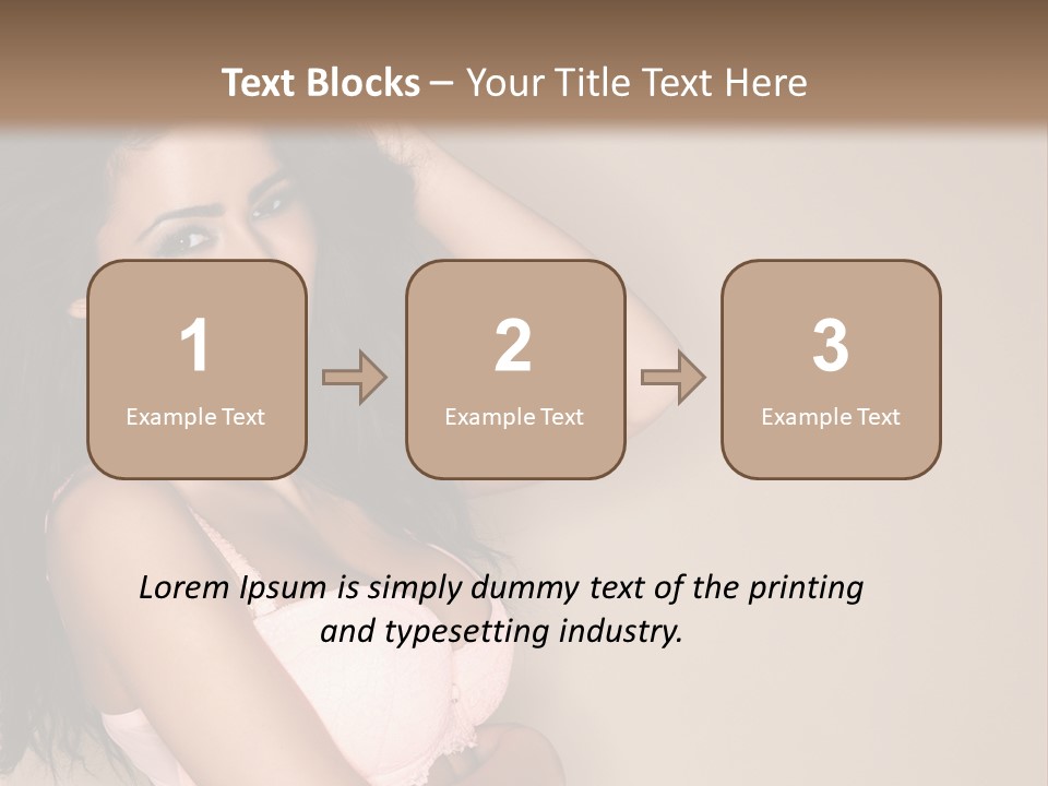 Attractive Beauty Sensuality PowerPoint Template