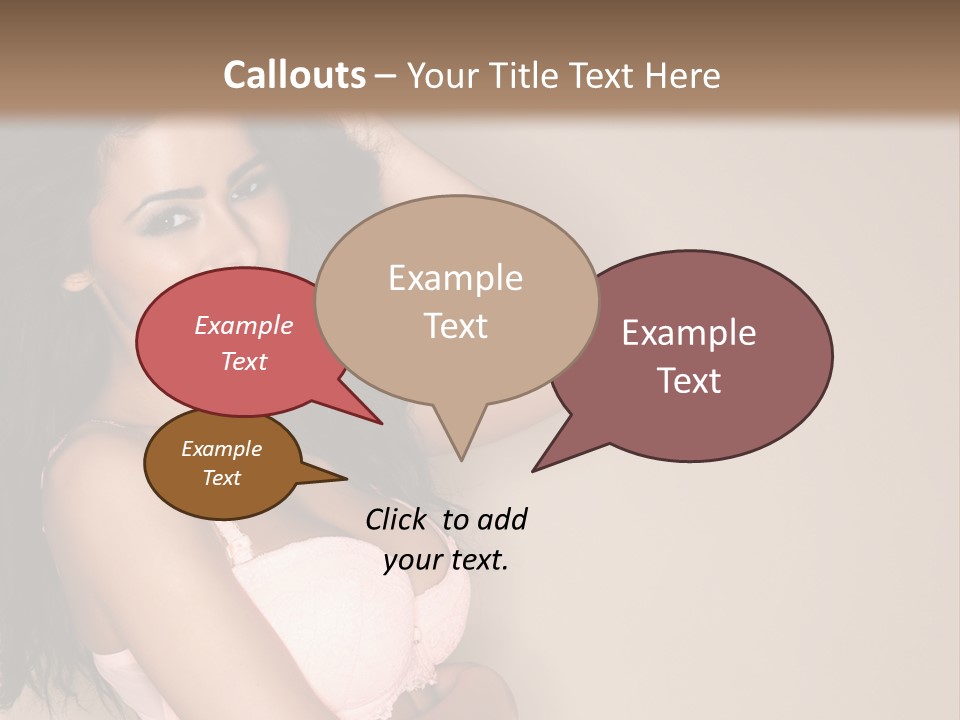 Attractive Beauty Sensuality PowerPoint Template