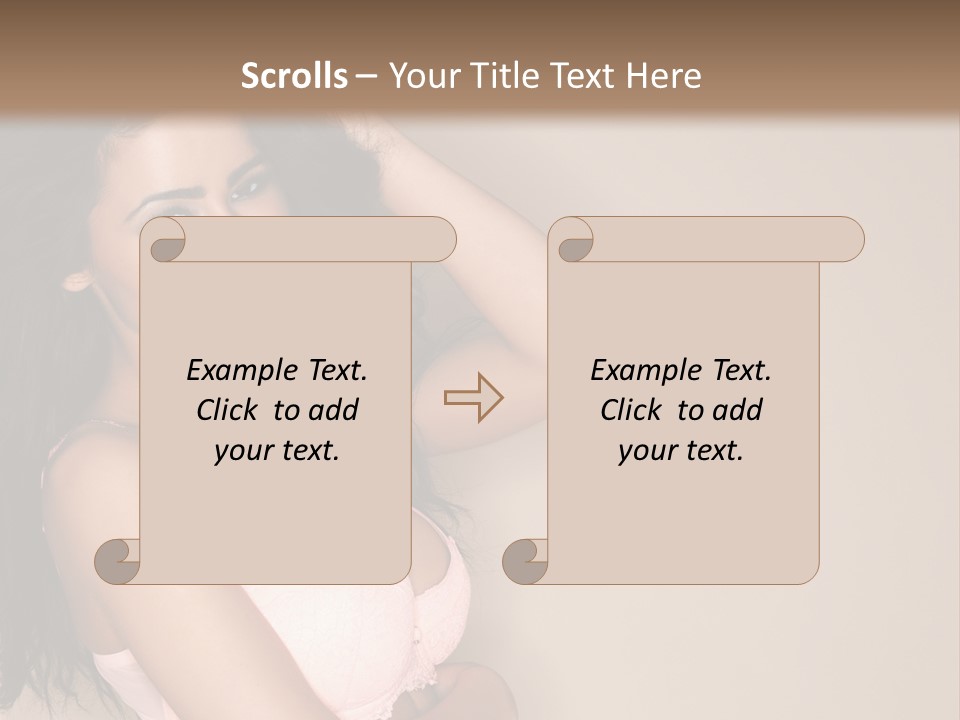 Attractive Beauty Sensuality PowerPoint Template