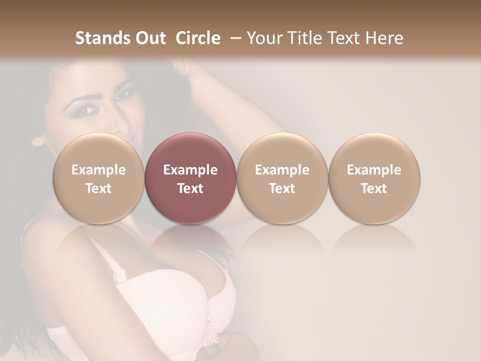 Attractive Beauty Sensuality PowerPoint Template