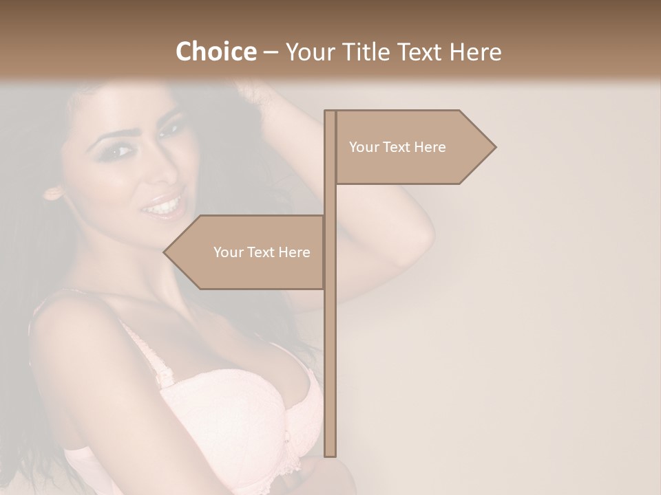 Attractive Beauty Sensuality PowerPoint Template