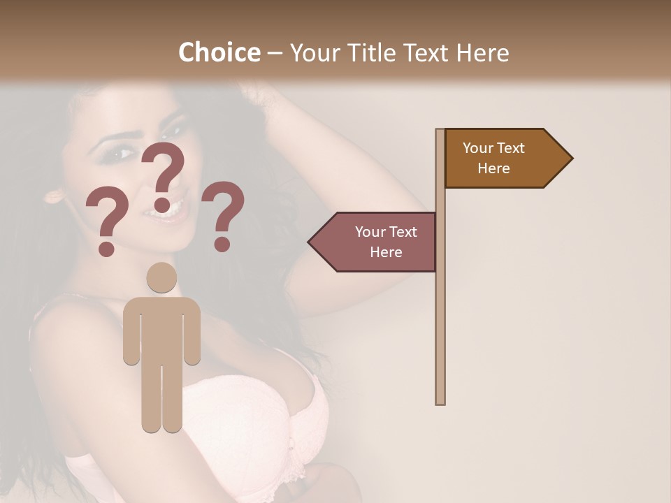 Attractive Beauty Sensuality PowerPoint Template