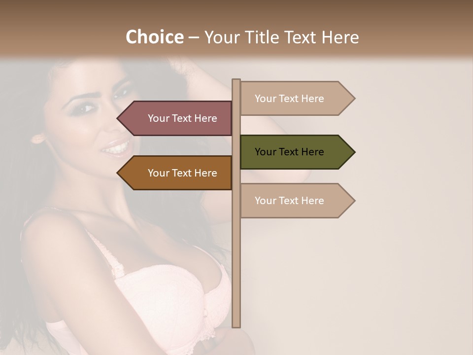 Attractive Beauty Sensuality PowerPoint Template