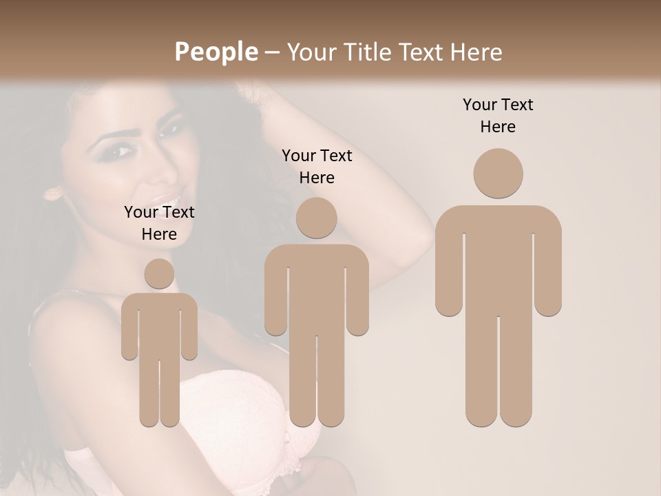 Attractive Beauty Sensuality PowerPoint Template