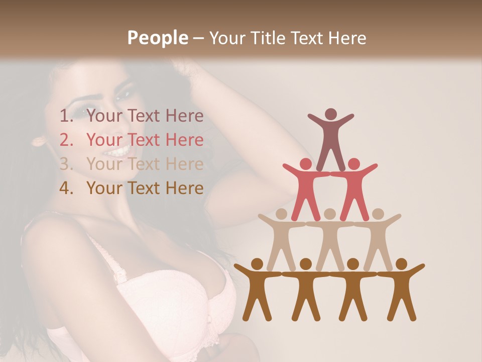Attractive Beauty Sensuality PowerPoint Template